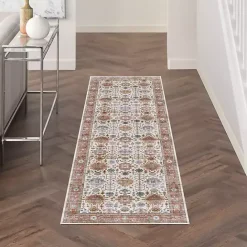 Online Kirklands Home Fiona Vintage Bordered Runner, 2x7