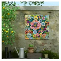 Best Kirklands Home Firecracker Flowers Outdoor Canvas Art Print Multi
