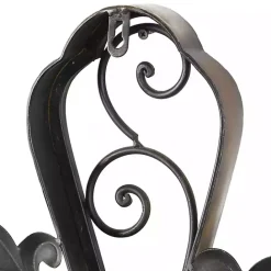 Outlet Kirklands Home Fleur De Lis Traditional Metal Cross Wall Plaque Brown