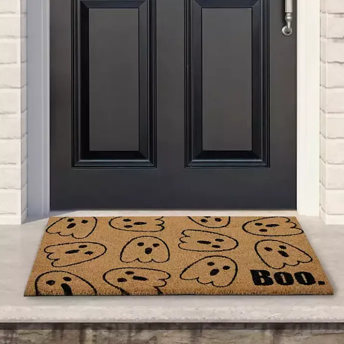 Best Kirklands Home Floating Ghosts Boo Coir Doormat