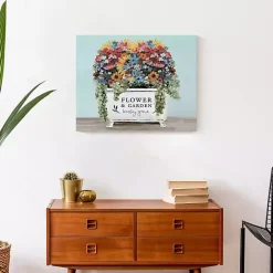Online Kirklands Home Floral Bathtub Canvas Art Print Multi