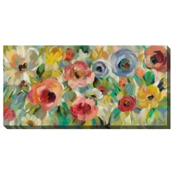 Outlet Kirklands Home Floral Charades Outdoor Canvas Art Print