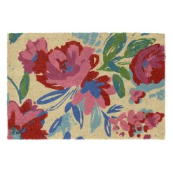 Hot Kirklands Home Floral Doormat Multi