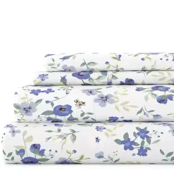 Clearance Kirklands Home Floral Farmhouse 4-pc. Full Sheet Set