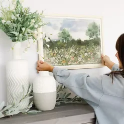Best Kirklands Home Floral Field Framed Art Print Green