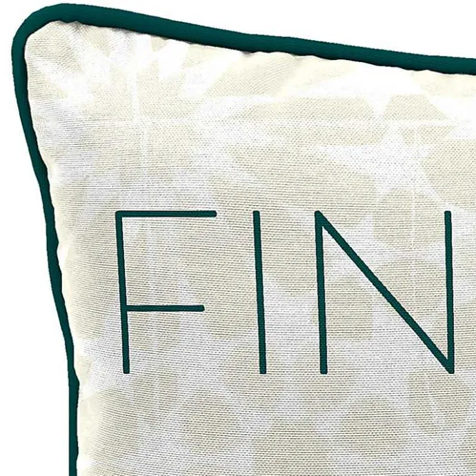 Kirklands Home Floral Find Me on the Patio Outdoor Pillow