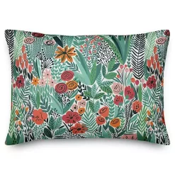 Outlet Kirklands Home Floral Forest Outdoor Accent Pillow
