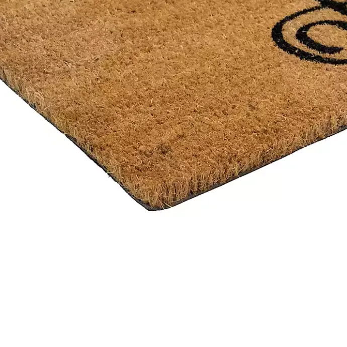 Discount Kirklands Home Flourish Script Home Sweet Home Coir Doormat