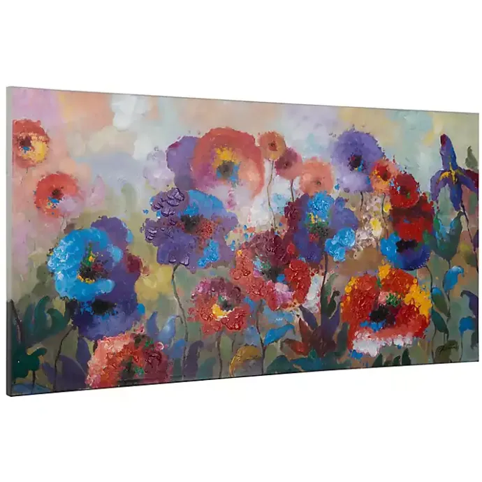 Online Kirklands Home Flower Garden Canvas Wall Art