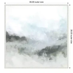 Discount Kirklands Home Fog in the Hills Framed Canvas Art Print