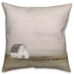New Kirklands Home Foggy Barn Indoor/Outdoor Pillow