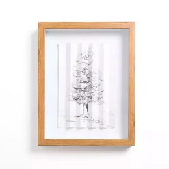 Outlet Kirklands Home Folded Paper Tree Framed Art Print White