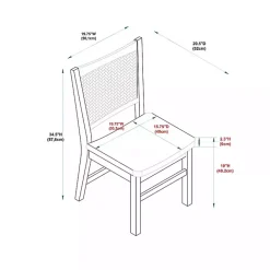 Online Kirklands Home Folding Rat Cane Back Cushioned Chair Tan