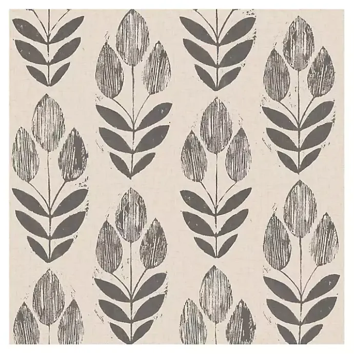 Discount Kirklands Home Folk Tulip Peel and Stick Wallpaper