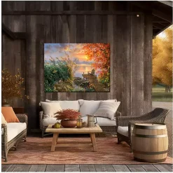 New Kirklands Home Fond Memories Outdoor Canvas Art Print