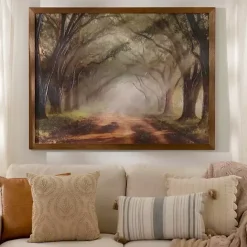Discount Kirklands Home Forest Lined Path Framed Art Print