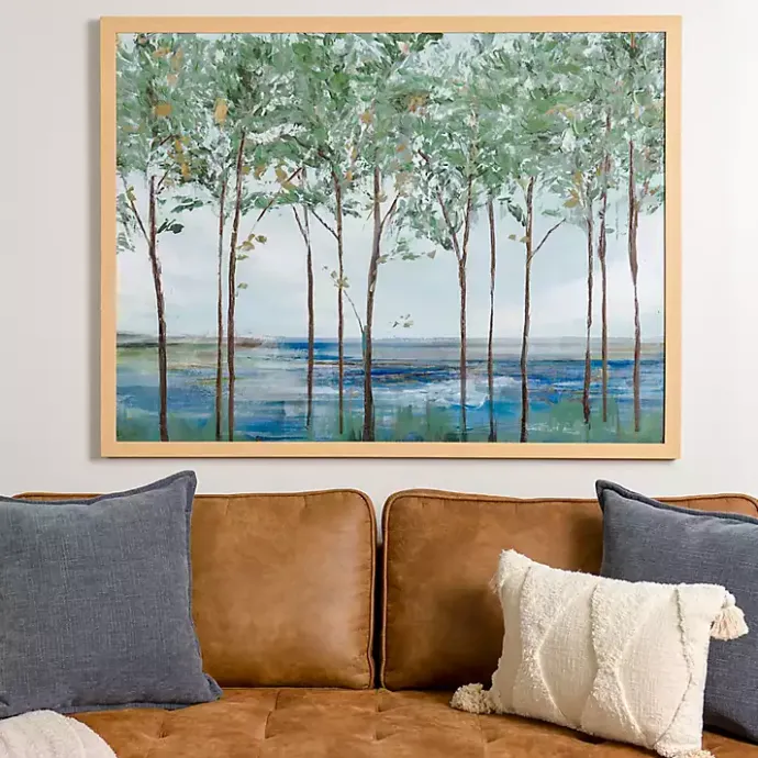 Hot Kirklands Home Forest Peak II Wood Framed Art Print