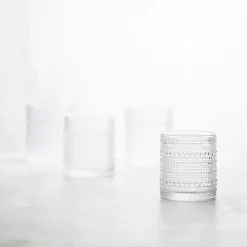 Best Kirklands Home Fortessa Bead Short Glasses, Set of 6 Clear