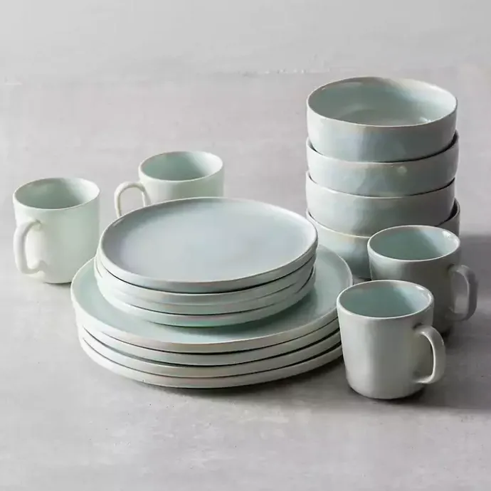Outlet Kirklands Home Fortessa Cypress Ceramic Salad Plates, Set of 4 Blue