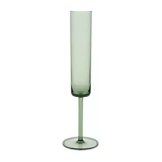 Hot Kirklands Home Fortessa Sage Urbo Champagne Flutes, Set of 6 Green