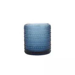 Sale Kirklands Home Fortessa Storm Jupiter Short Glasses, Set of 6 Blue