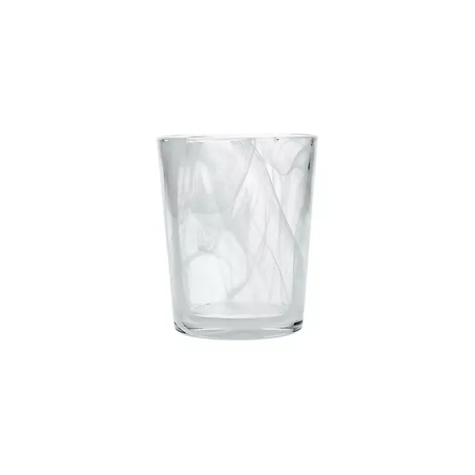 New Kirklands Home Fortessa Swirl Glasses, Set of 6 White