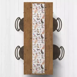 Sale Kirklands Home Fourth of July Patriotic Pups Table Runner, 90 in.