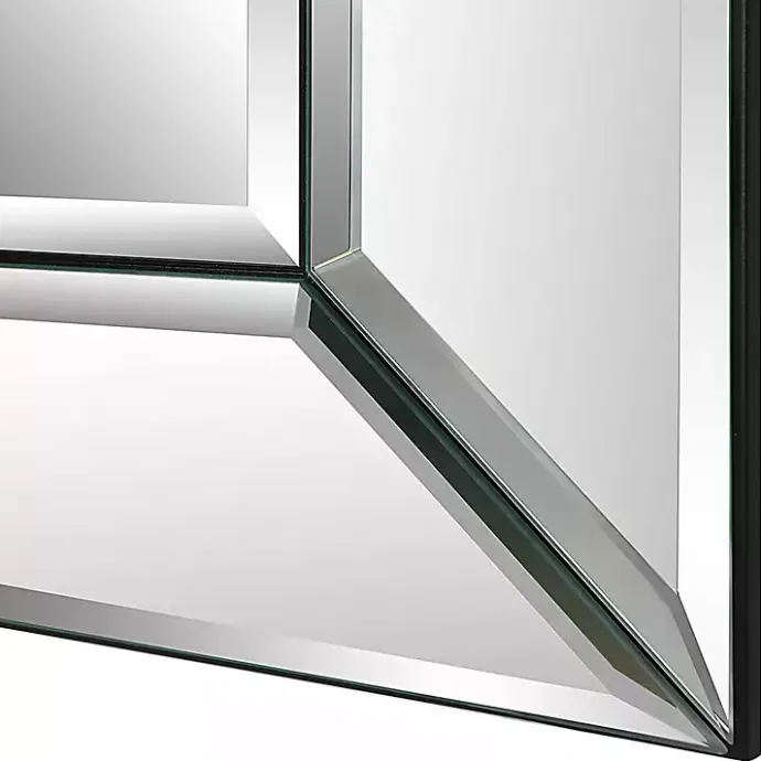 Clearance Kirklands Home Frameless Beveled Square Mirrors, Set of 2