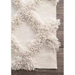 Online Kirklands Home Francis Shaggy Diamond Trellis Area Rug, 7x9