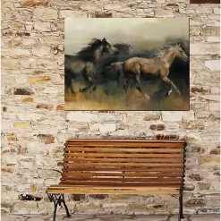 Clearance Kirklands Home Free Rein Outdoor Canvas Art Print