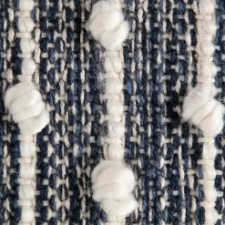 Kirklands Home French Recycled Cotton Accent Rug, 2x3 Blue