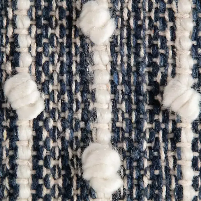 Kirklands Home French Recycled Cotton Accent Rug, 2x3 Blue