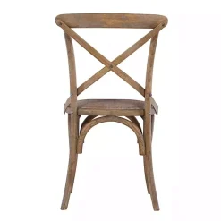 Outlet Kirklands Home French Country X-Back Dining Chairs, Set of 2 Gray