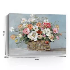 Online Kirklands Home Fresh Flower Market Canvas Art Print Multi