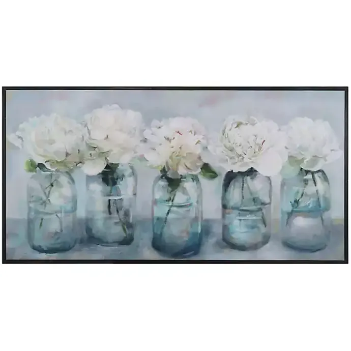 New Kirklands Home Fresh Picked Peonies Framed Art Print