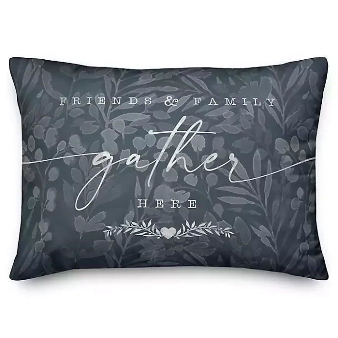 Online Kirklands Home Friends & Family Indoor/Outdoor Lumbar Pillow