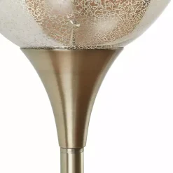 Online Kirklands Home Frosted Starlight Golden Floor Lamp White