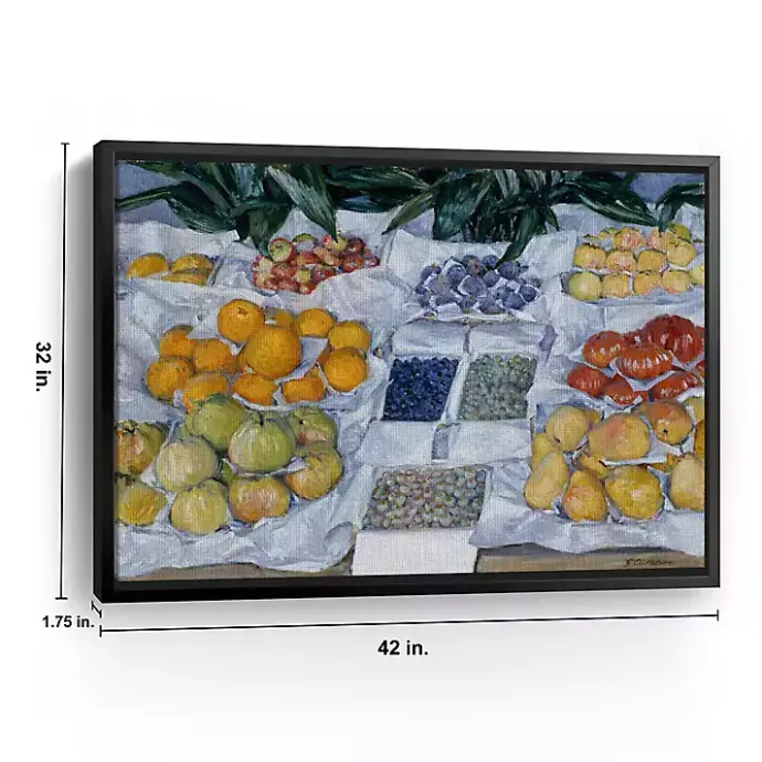 Hot Kirklands Home Fruit Displayed on Stand Canvas Print, 42x32 in.