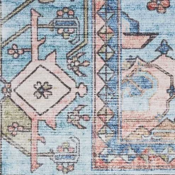 Best Kirklands Home Fulton Medallion Area Rug, 5x7 Blue