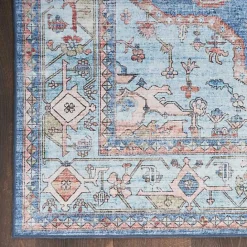 Best Kirklands Home Fulton Medallion Area Rug, 5x7 Blue
