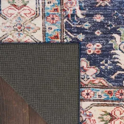 Clearance Kirklands Home Fulton Navy Medallion Runner, 2x7 Blue