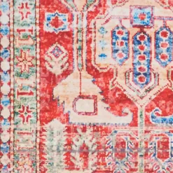 Kirklands Home Fulton Traditional Area Rug, 5x7 Red