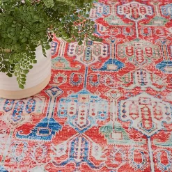Discount Kirklands Home Fulton Traditional Area Rug, 7x10 Red