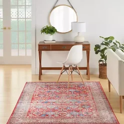 Discount Kirklands Home Fulton Traditional Area Rug, 7x10 Red