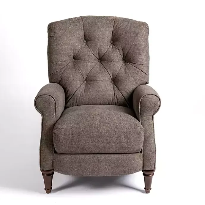 Online Kirklands Home Gabor Ash Tufted Upholstered Recliner Gray