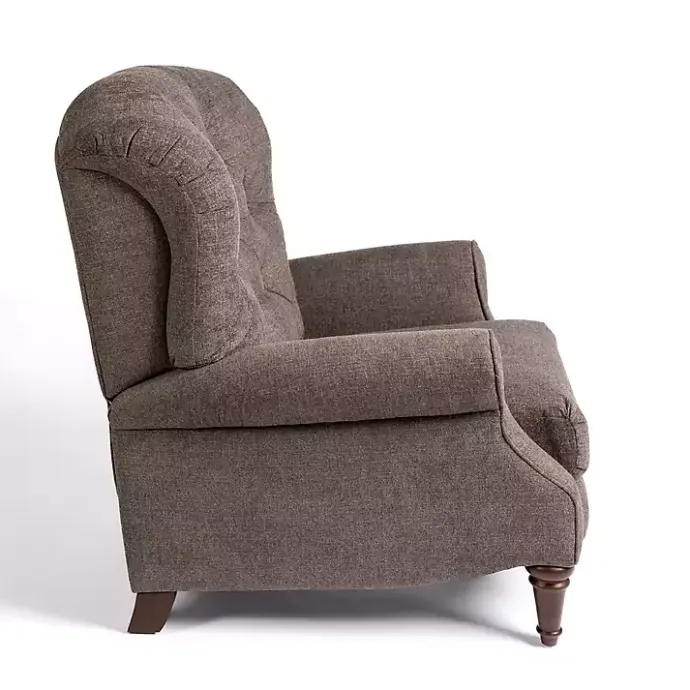 Online Kirklands Home Gabor Ash Tufted Upholstered Recliner Gray