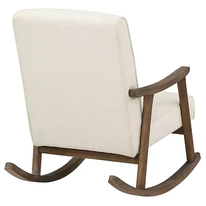 New Kirklands Home Gainsborough Upholstered Rocking Chair Ivory