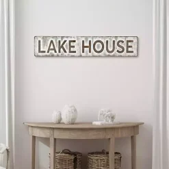 Hot Kirklands Home Galvanized Metal Lake House Wall Sign