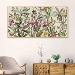 Outlet Kirklands Home Garden Delight Framed Canvas Art Print Multi