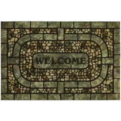 Outlet Kirklands Home Garden Pebble Welcome Doormat